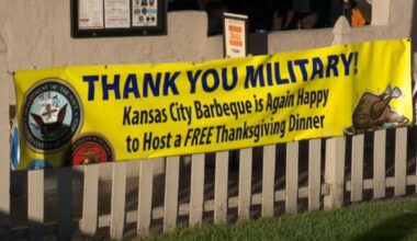 Kansas City BBQ from ‘Top Gun’ fame hosts Thanksgiving dinner for service members – NBC 7 San Diego