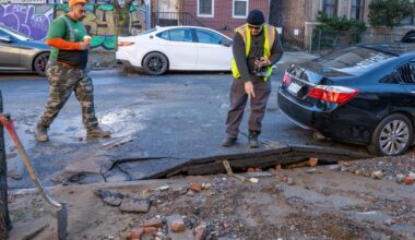 Water main break causes 'street leak,' buckles Bronx block