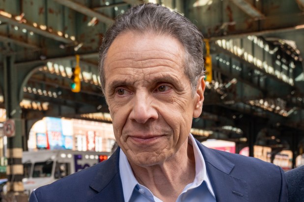 Andrew Cuomo campaigns in Brooklyn on Friday. 