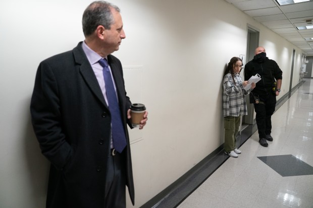 New York City Comptroller Brad Lander observes immigration court at the Jacob K. Javits Federal Building on Friday, Nov. 21, 2025 in Manhattan, New York. (Barry Williams/ New York Daily News)
