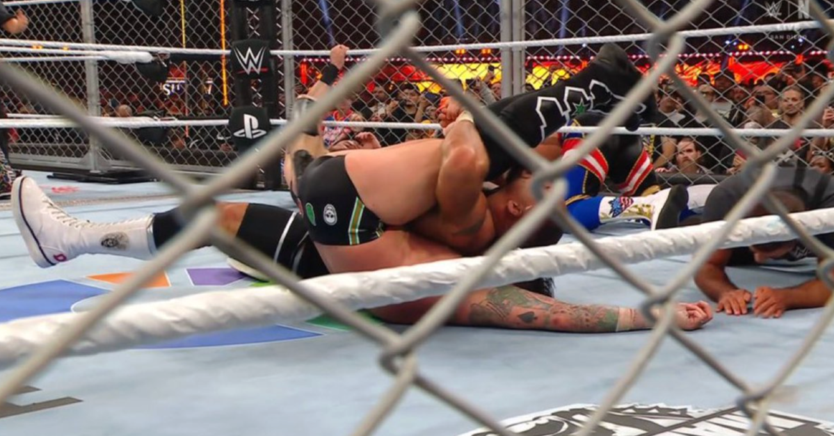 Men’s War Games WWE Survivor Series result: Mystery man helps Team Vision win