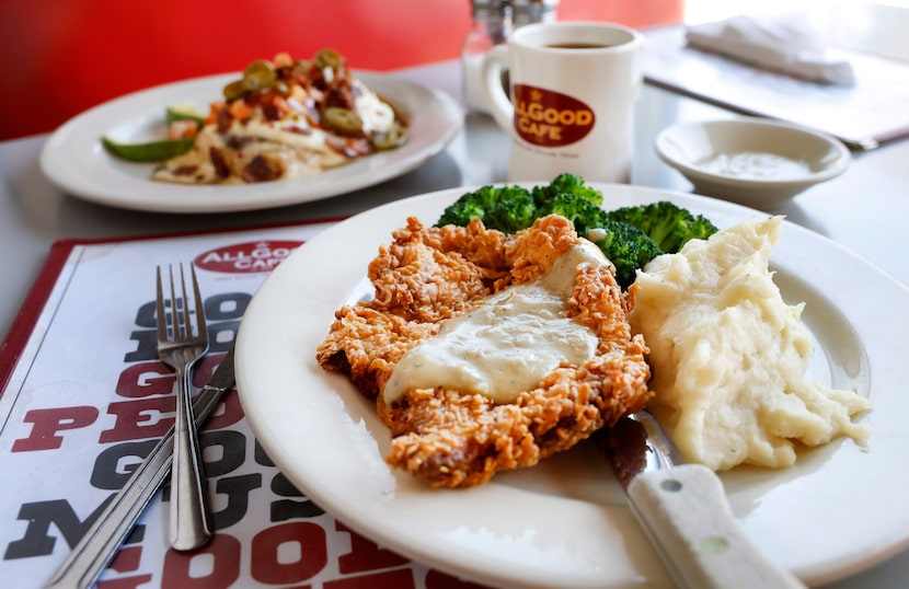 AllGood Cafe’s chicken-fried steak is a staple.