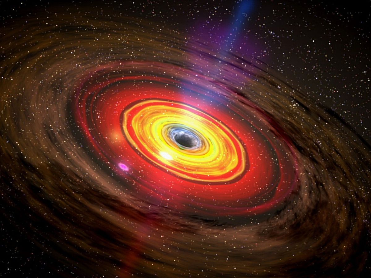 This black hole released energy equivalent to 10,000 billion suns