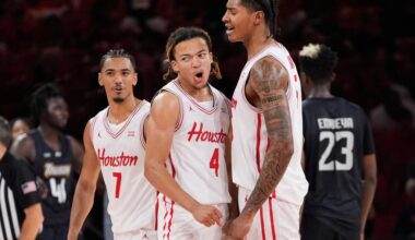 No. 1 Houston leapfrogs Purdue in AP Top 25 despite fewer first-place votes; Arizona up to No. 5 – The Press Democrat
