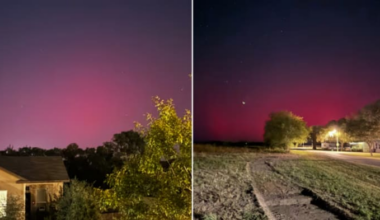 Viewers capture aurora photos lighting up Texas sky during G4-level geomagnetic storm