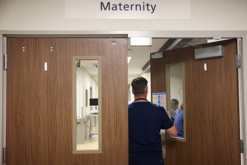 Dr. Jeremy Johnson walks into the labor and delivery unit in between his ultrasound...