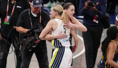 Wings fans can't believe Paige Bueckers - Caitlin Clark comparison image