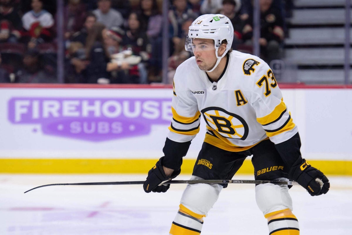 Bruins’ Charlie McAvoy injured after taking slap shot to face: ‘Praying for him’