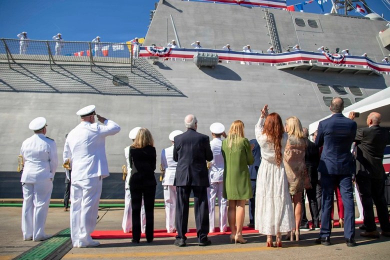 USS Pierre commissioning