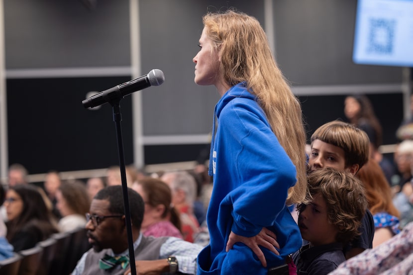 Kelly Moreno asks Steve Lecholop, Texas Education Agency Deputy Commissioner for Governance,...