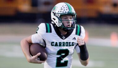 See which Dallas-area high school football teams repeated as district champions in 2025