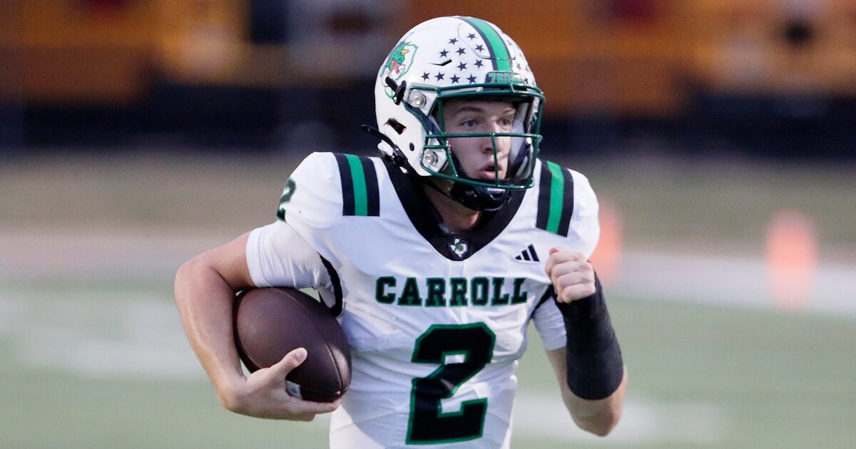 See which Dallas-area high school football teams repeated as district champions in 2025