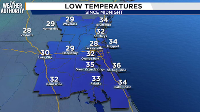 Jacksonville Airport sees coldest November morning since 2008. Here’s how the cold snap broke records Tuesday