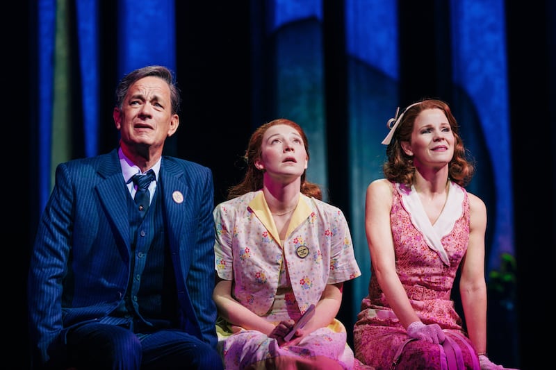 Tom Hanks, Kayli Carter, and Kelli O'Hara