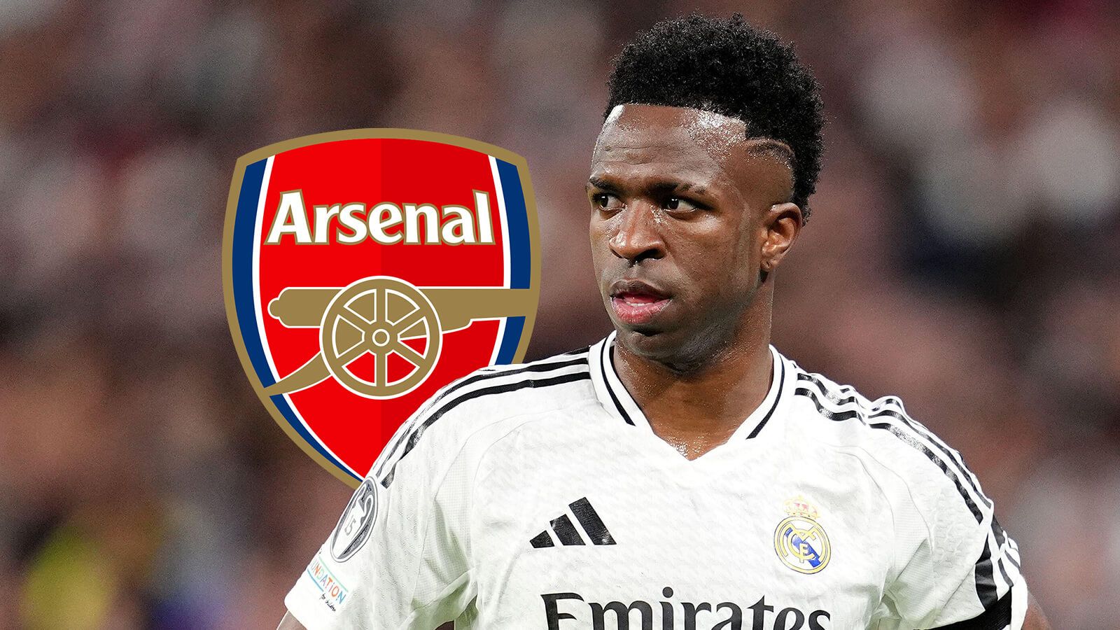Vinicius to join Arsenal over Man Utd in Real Madrid star's Premier League transfer ranking