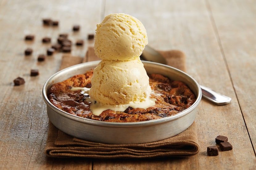 BJ's Brewhouse's Chocolate Chunk Pizookie is free for military members on Veterans Day, Nov....
