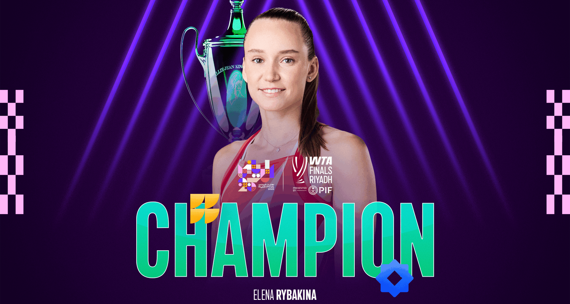 Catching up with WTA Finals champion Elena Rybakina