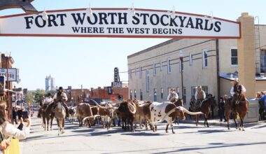 Fort Worth Herd Unveils New Stockyards Sign on West Exchange