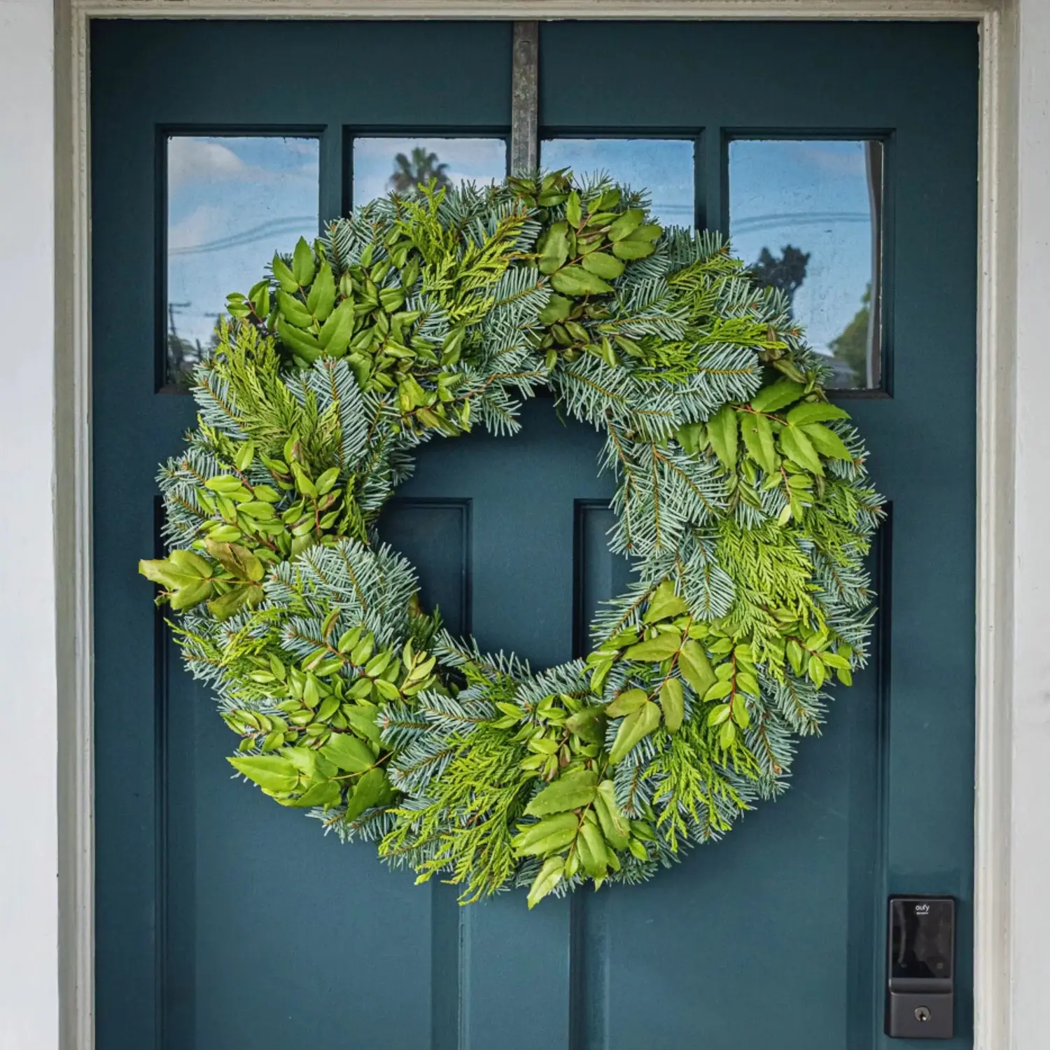 San Diego-made holiday gift ideas featuring Silver Bells 26” Fresh Wreath from Wreath.Co