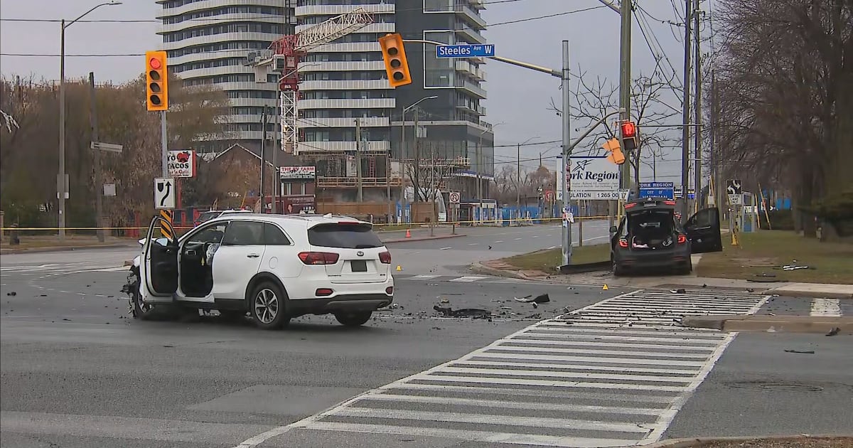 Gunfire evidence found after collision in North York