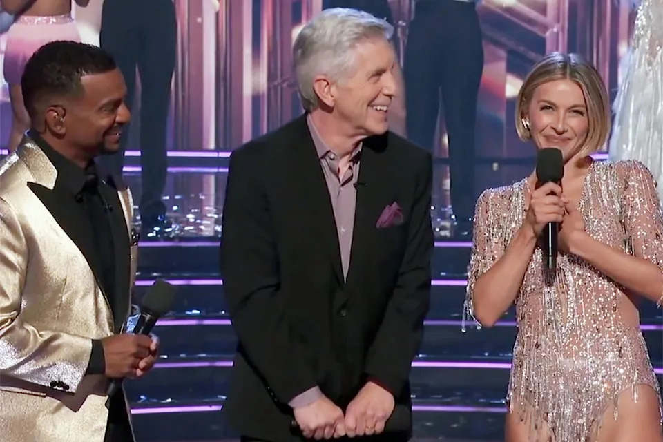 ABC Alfonso Ribeiro, Tom Bergeron and Julianne Hough on November 11, 2025