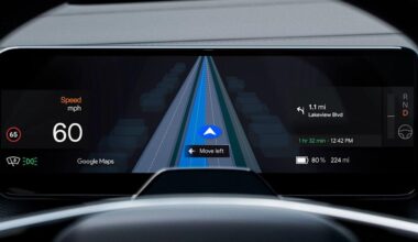 Google Maps is adding live lane guidance for the Polestar 4