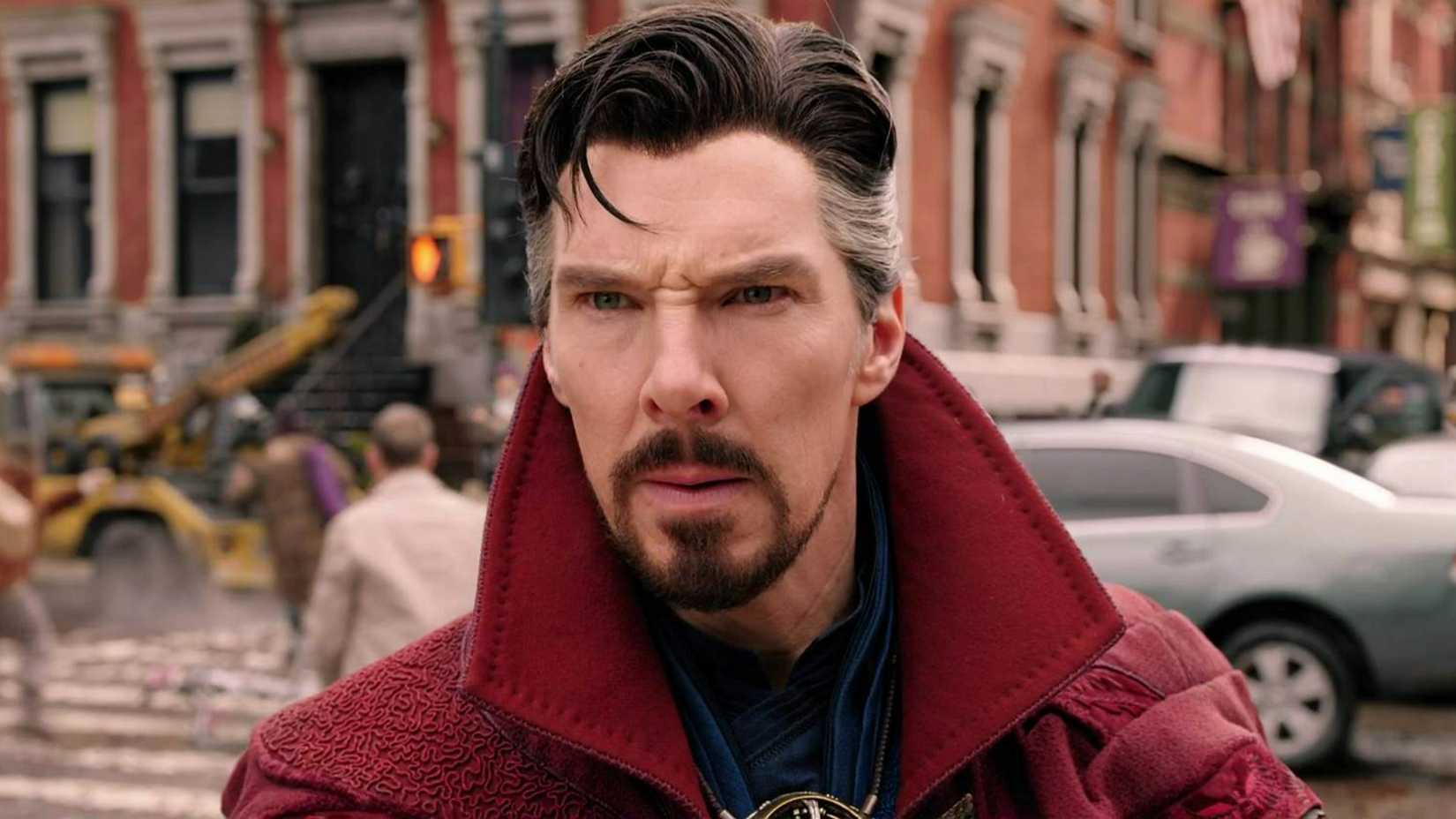 Benedict Cumberbatch's Doctor Strange frowning in Doctor Strange in the Multiverse of Madness