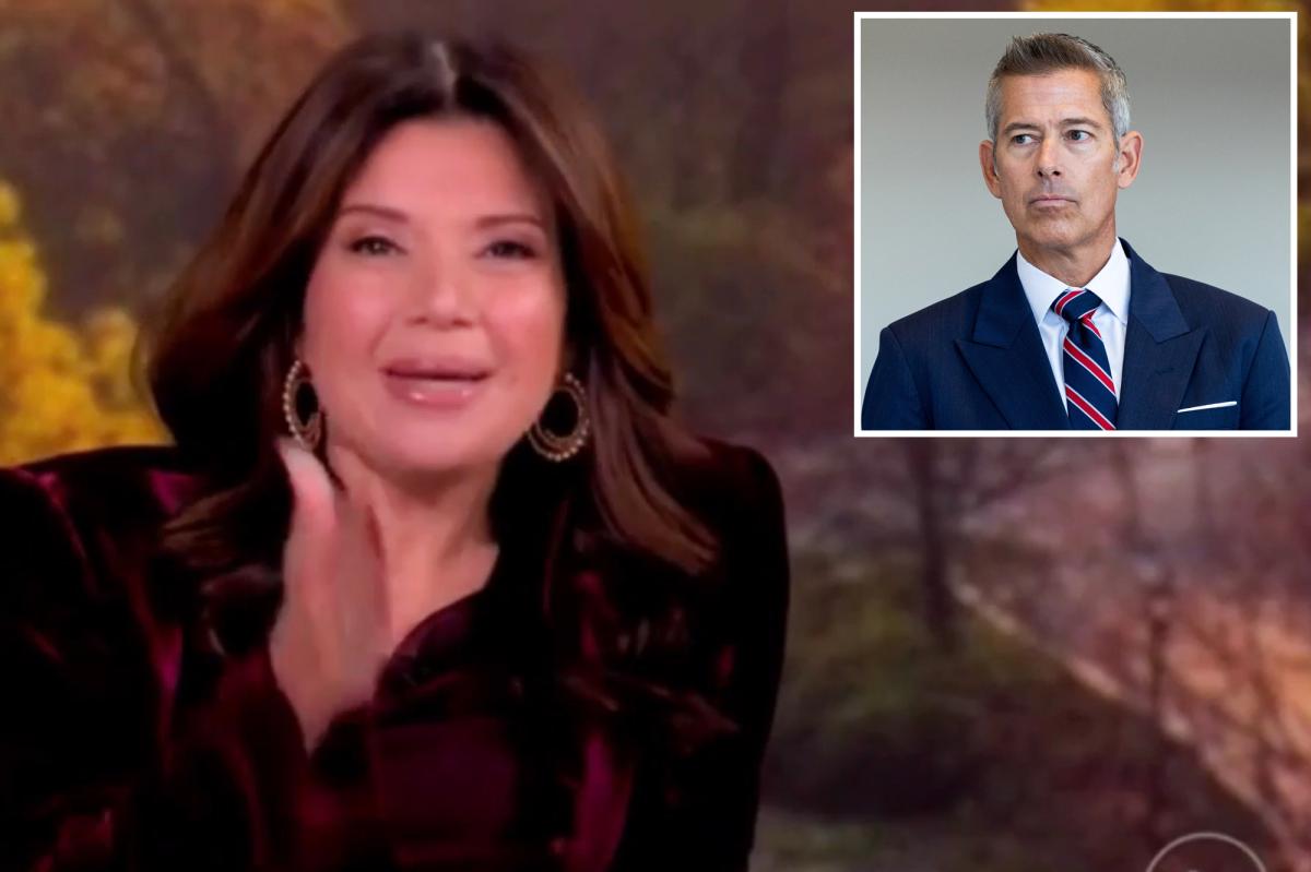 'The View' co-host agrees with Sean Duffy's call to dress better at airports