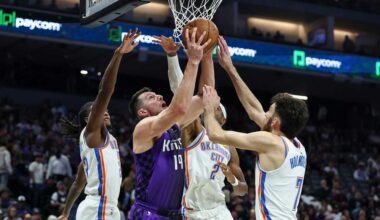 Hartenstein has 33 points to help the Thunder rout the Kings