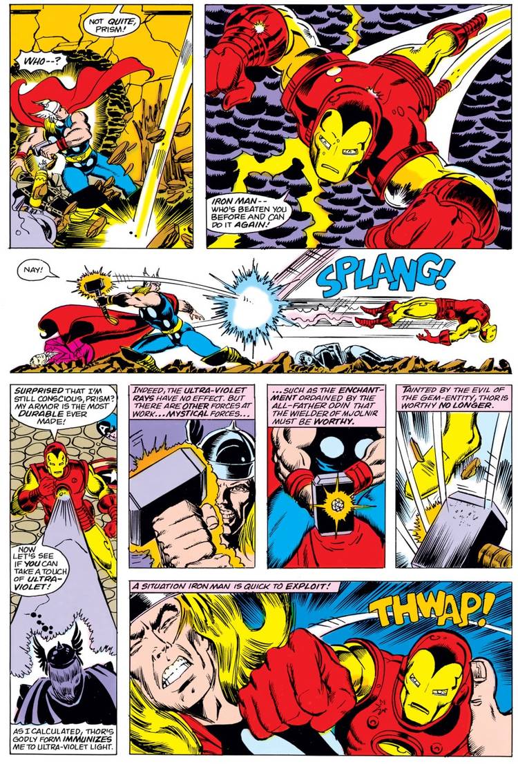 Evil Thor can't lift the hammer