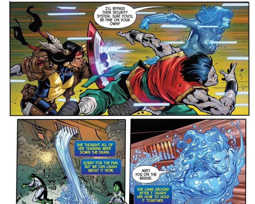 AVENGERS' BLACK WIDOW SHOWCASES HYDROKINETIC POWERS 2