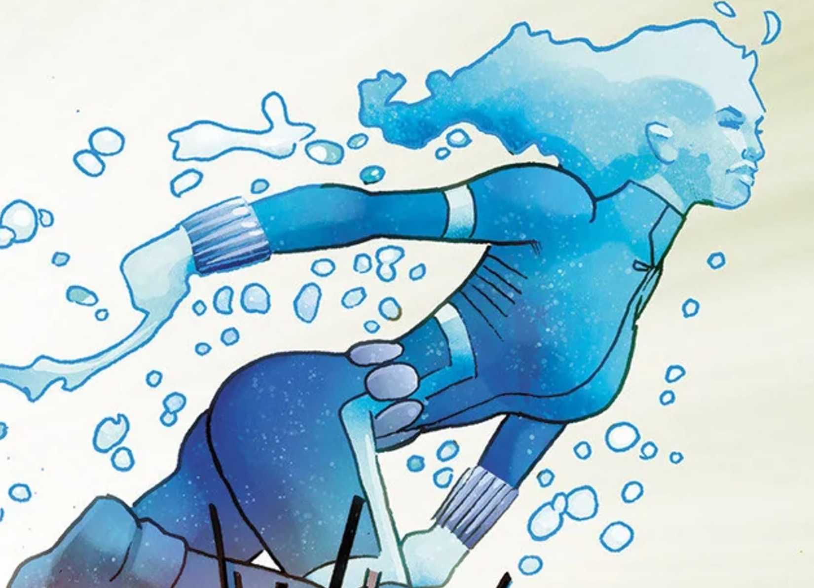 AVENGERS' BLACK WIDOW SHOWCASES HYDROKINETIC POWERS 3