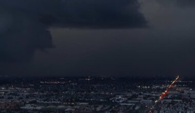 Sky Harbor at ground stop due to weather