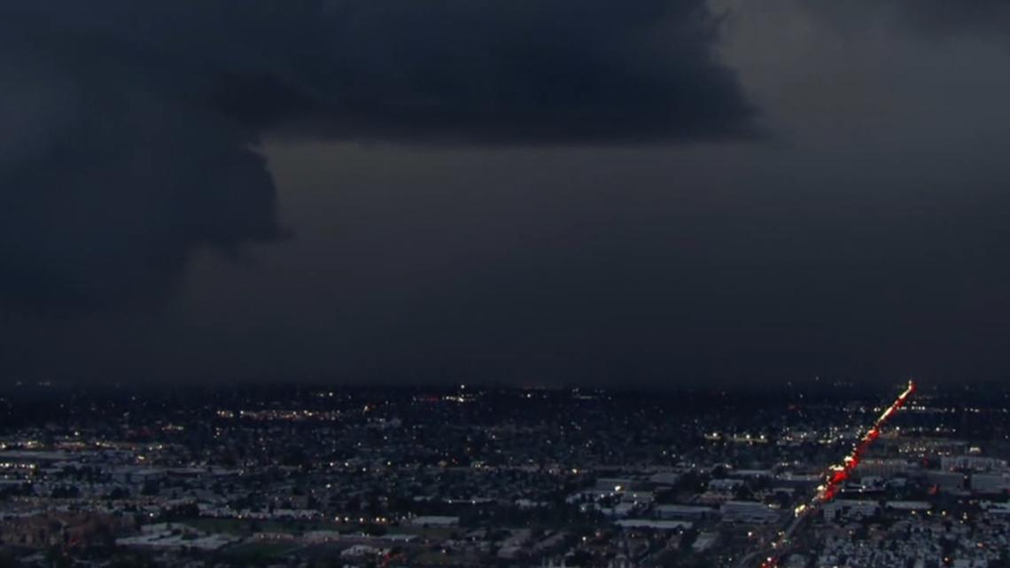 Sky Harbor at ground stop due to weather