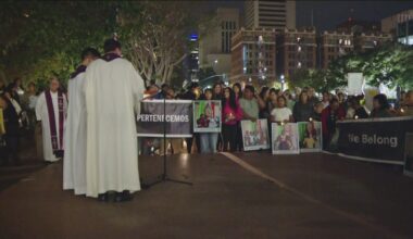 Vigil outside San Diego federal courthouse calls for transparency in immigrant detention conditions
