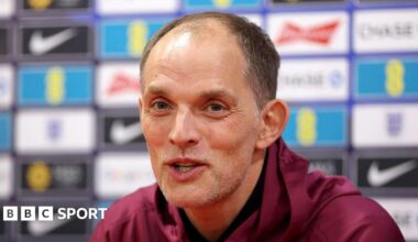 England manager Thomas Tuchel at a news conference