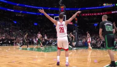 Durant scores 26, Rockets rout Celtics 128-101