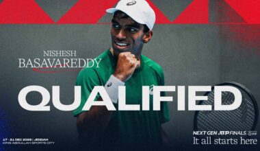Nishesh Basavareddy qualifies for the Next Gen ATP Finals presented by PIF | ATP Tour