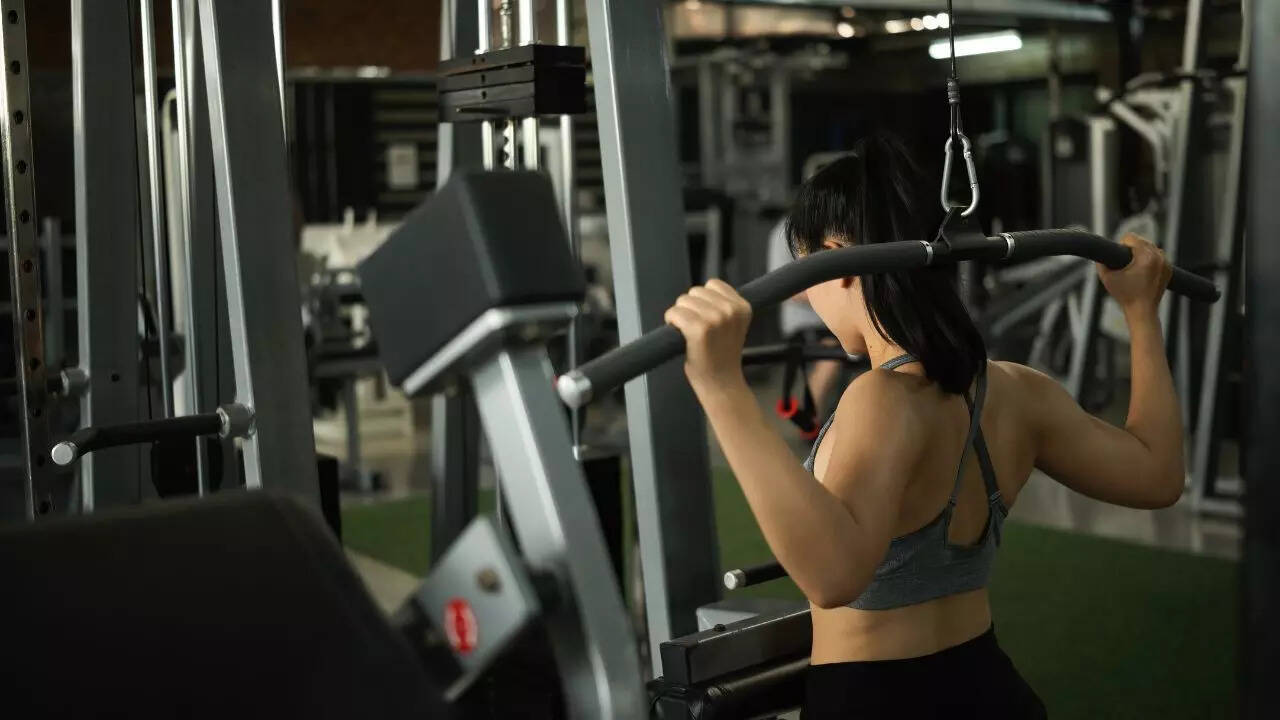 Behind the neck presses and pulldowns