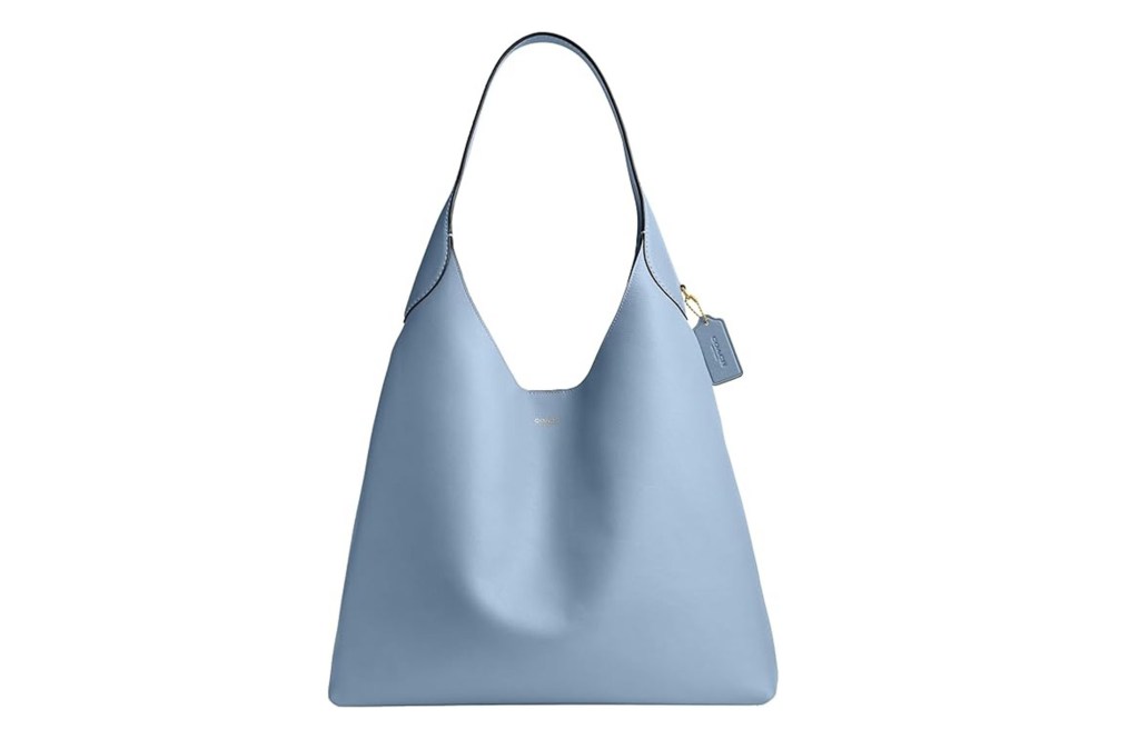 Blue Bella hobo bag by Coach.