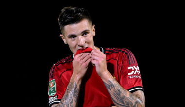 Manchester United striker Benjamin Sesko