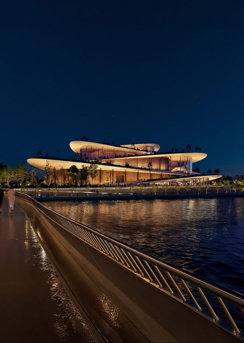 Render of the Hamburg State Opera