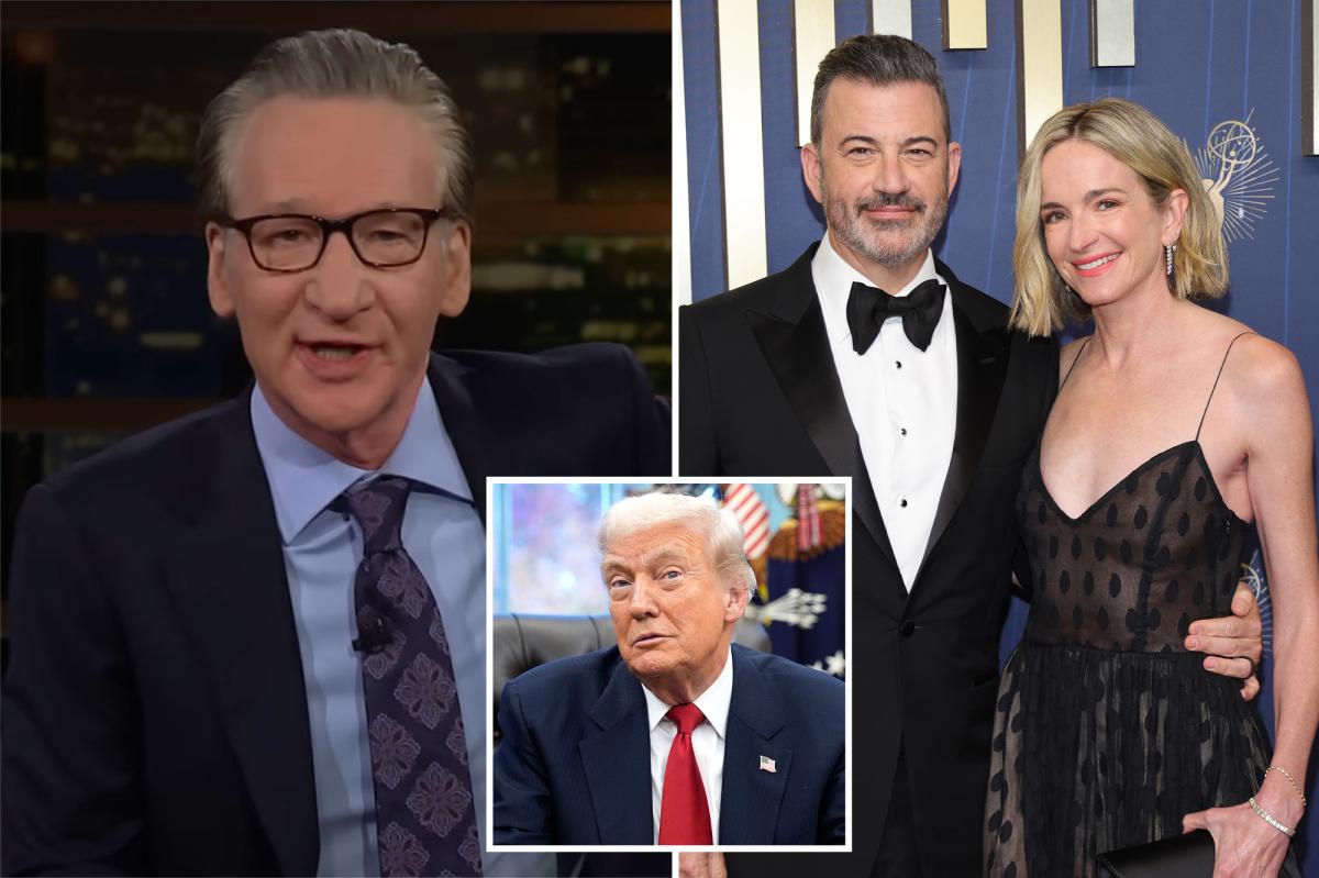 Maher calls out Jimmy Kimmel's wife on 'ultimatum' for Trump-voting relatives