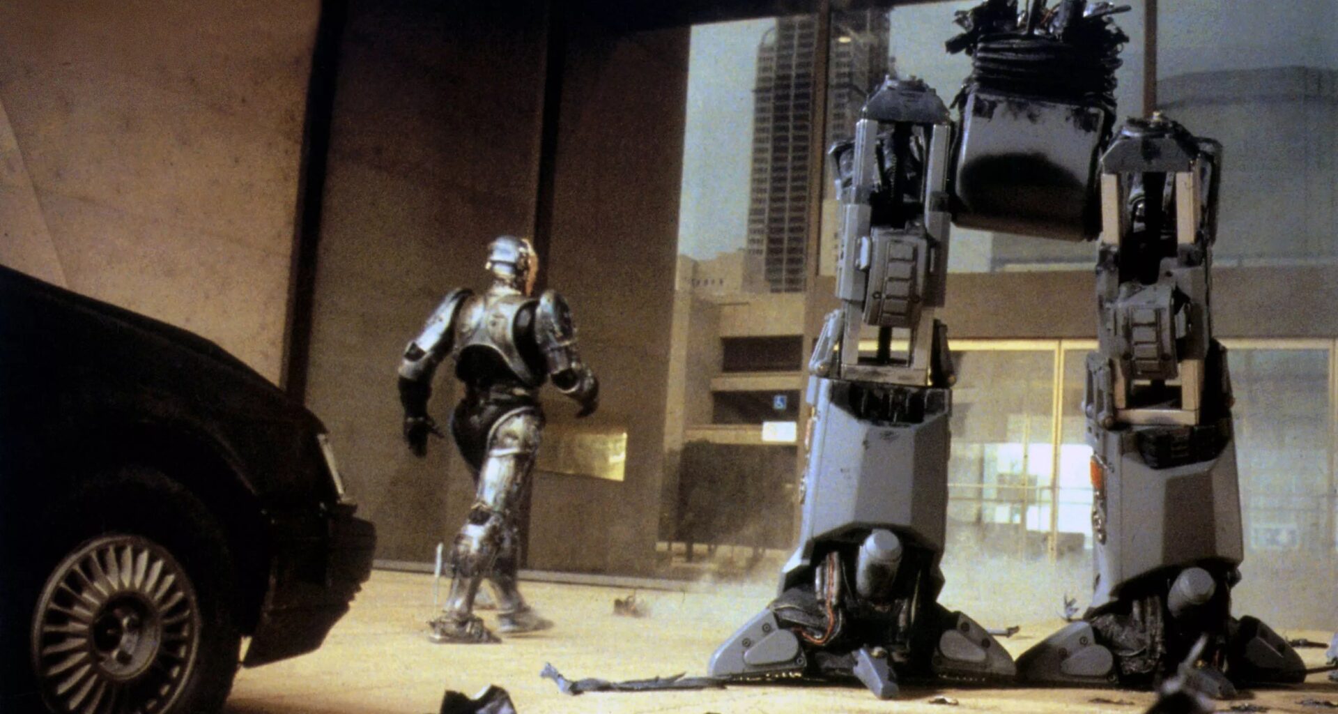 Robocop enters Dallas City Hall