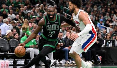 Celtics end Pistons' winning streak at a franchise record-tying 13 with 117-114 victory