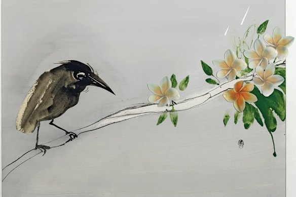 Brett Whiteley’s Self-Portrait at 44 is one of the allegedly insured artworks.