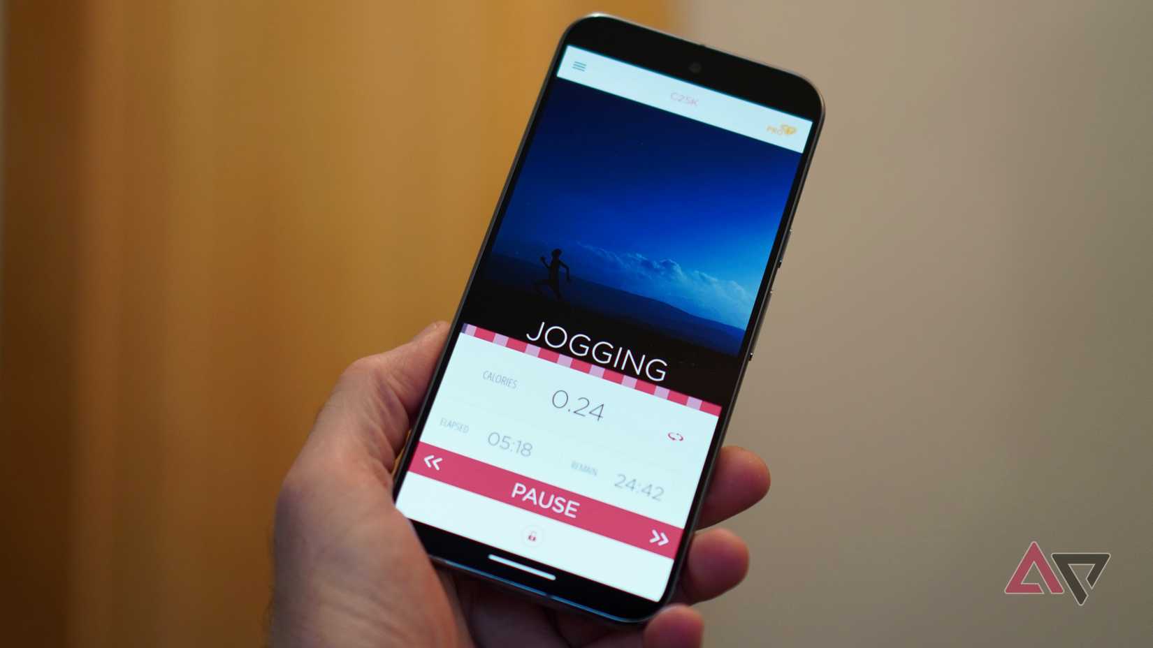 The C25K app on the Google Pixel 10 Pro XL