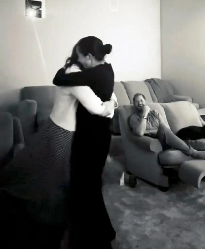 Markle’s close friend in the video, Kelly McKee Zaifjen, shared in her own Instagram Story that Harry didn’t seem amused because he was actually rooting for the Toronto Blue Jays to win. Meghan Markle/Instagram