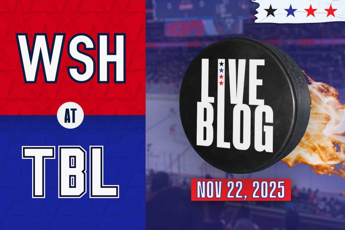 Live updates: Washington Capitals vs Tampa Bay Lightning at Capital One Arena on Hockey Fights Cancer night