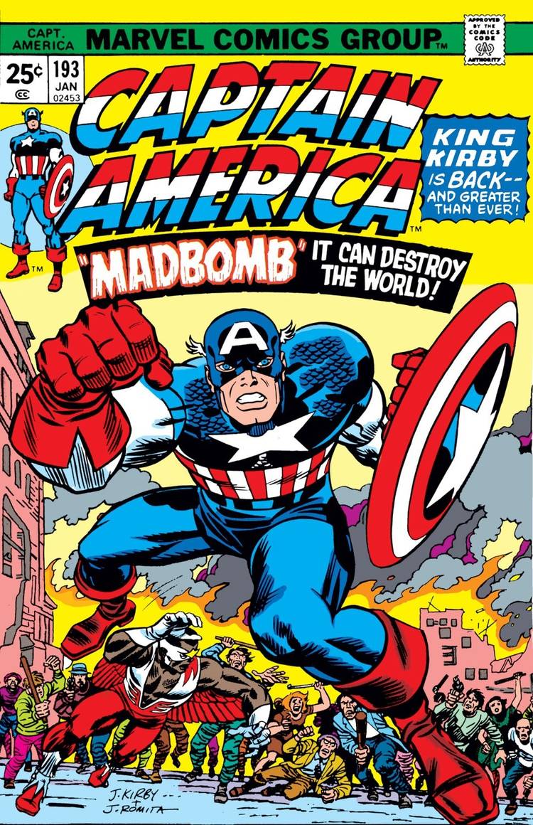 The cover of Captain America #193